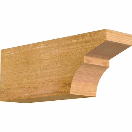 Ekena Millwork Monterey Rough Sawn Rafter Tail, Western Red Cedar, 4"W x 6"H x 16"L RFT04X06X16MON00RWR